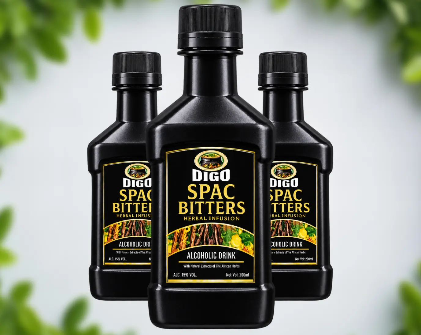 Digo Spac Bitters herbal infusion, 200ml bottle